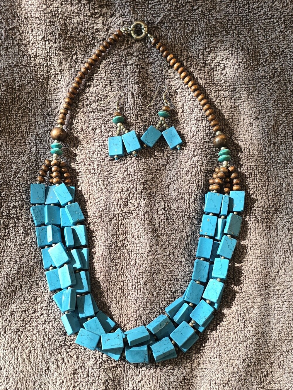 Statement Necklace and Earrings Set